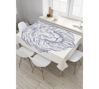 Прямоугольная скатерть JoyArty Графическая львиная грива из сатена tc_35986_120x145