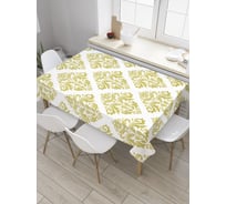 Прямоугольная скатерть JoyArty Ромбовая дамасска из сатена tc_33803_120x145