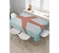 Прямоугольная скатерть JoyArty След полета из сатена tc_5618_120x145