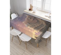 Прямоугольная скатерть JoyArty Вызов дракону из сатена tc_29725_120x145