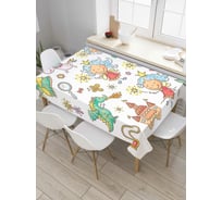 Прямоугольная скатерть JoyArty Волшебная сказка из сатена tc_51441_120x145