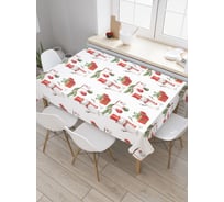 Прямоугольная скатерть JoyArty Зимние радости из сатена tc_20321_120x145