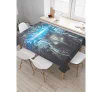 Прямоугольная скатерть JoyArty Проникающий взгляд из сатена tc_19145_120x145