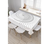 Прямоугольная скатерть JoyArty Сложная спираль из сатена tc_18738_120x145