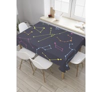 Прямоугольная скатерть JoyArty Знаки зодиака из сатена tc_35270_120x145