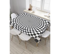 Прямоугольная скатерть JoyArty Психоделическая воронка из сатена tc_33038_120x145