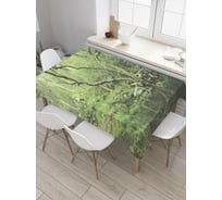 Прямоугольная скатерть JoyArty Засохшее дерево у воды из сатена tc_32203_120x145