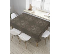 Прямоугольная скатерть JoyArty Драгоценные чешуйки из сатена tc_7949_120x145