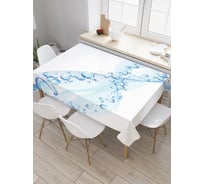 Прямоугольная скатерть JoyArty Завихрение струи из сатена tc_29057_120x145