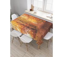 Прямоугольная скатерть JoyArty Середина осени из сатена tc_37676_120x145