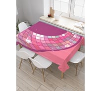 Прямоугольная скатерть JoyArty Дискотечный арт из сатена tc_30469_120x145