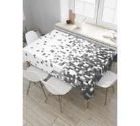 Прямоугольная скатерть JoyArty Скопление клеток из сатена tc_8049_120x145