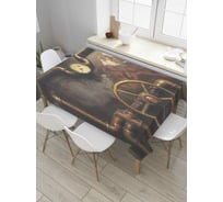Прямоугольная скатерть JoyArty Система труб из сатена tc_36298_120x145