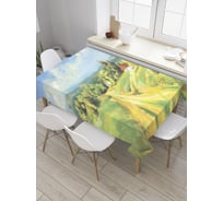 Прямоугольная скатерть JoyArty Развилка дороги из сатена tc_9284_120x145