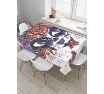 Прямоугольная скатерть JoyArty Готический портрет из сатена tc_35922_120x145