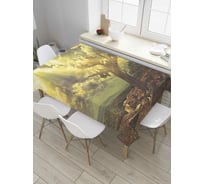 Прямоугольная скатерть JoyArty Древо рассвета из сатена tc_8529_120x145