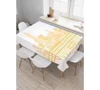 Прямоугольная скатерть JoyArty Городское сплетение из сатена tc_5414_120x145