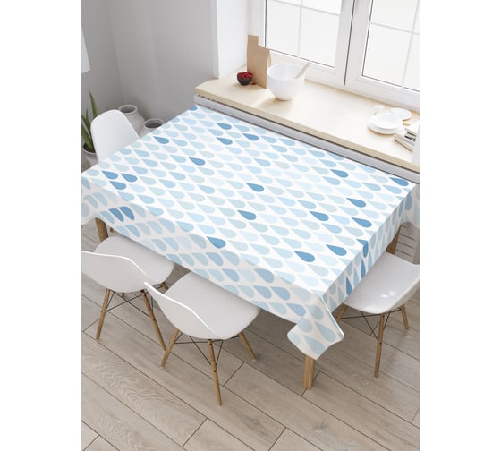 Прямоугольная скатерть JoyArty Сплошной ливень из сатена tc_19795_120x145 1