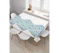 Прямоугольная скатерть JoyArty Индийская полоса из сатена tc_19984_120x145