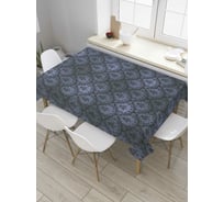 Прямоугольная скатерть JoyArty Драгоценные чешуйки из сатена tc_7948_120x145