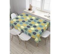 Прямоугольная скатерть JoyArty Горошек гранж из сатена tc_31513_120x145