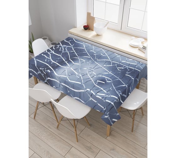Прямоугольная скатерть JoyArty Стеклянные трещины из сатена tc_4744_120x145 1