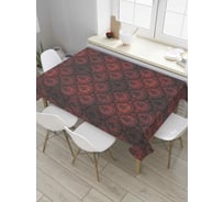 Прямоугольная скатерть JoyArty Драгоценные чешуйки из сатена tc_7952_120x145