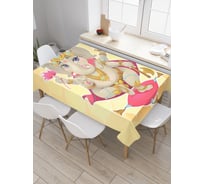 Прямоугольная скатерть JoyArty Доброе божество из сатена tc_19223_120x145