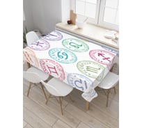Прямоугольная скатерть JoyArty Наглядный зодиак из сатена tc_18677_120x145