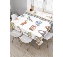 Прямоугольная скатерть JoyArty Игровая зона из сатена tc_23511_120x145