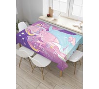 Прямоугольная скатерть JoyArty В позе будды из сатена tc_78625_120x145