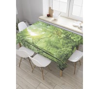 Прямоугольная скатерть JoyArty Заросли джунглей из сатена tc_32464_120x145