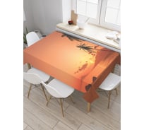 Прямоугольная скатерть JoyArty На канарских островах из сатена tc_18961_120x145