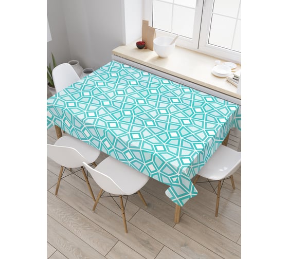 Прямоугольная скатерть JoyArty Равномерная кривизна из сатена tc_26941_120x145 1