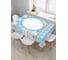 Прямоугольная скатерть JoyArty Елочный шар на узоре из сатена tc_5924_120x145 1