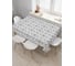 Прямоугольная скатерть JoyArty Серые круги из сатена tc_30727_120x145 1