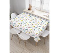 Прямоугольная скатерть JoyArty Геометрические рычаги из сатена tc_37461_120x145