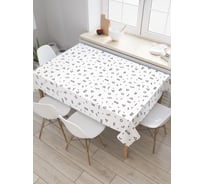 Прямоугольная скатерть JoyArty Геометрические фигурки из сатена tc_29511_120x145