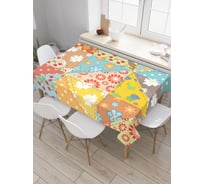 Прямоугольная скатерть JoyArty Пришитые рисунки из сатена tc_18854_120x145
