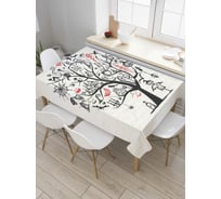 Прямоугольная скатерть JoyArty Дерево духов из сатена tc_6005_120x145