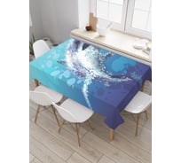 Прямоугольная скатерть JoyArty Морской хищник из сатена tc_19811_120x145