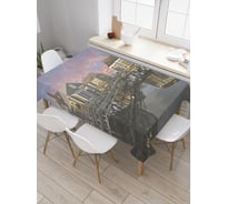 Прямоугольная скатерть JoyArty Живописный Амстердам из сатена tc_36779_120x145