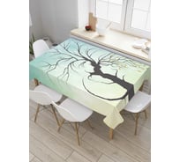 Прямоугольная скатерть JoyArty Дерево в небе из сатена tc_7477_120x145