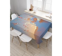 Прямоугольная скатерть JoyArty Сказочная атмосфера из сатена tc_23020_120x145