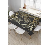 Прямоугольная скатерть JoyArty Духовный слон из сатена tc_6644_120x145