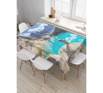 Прямоугольная скатерть JoyArty Путь к вдохновению из сатена tc_19310_120x145