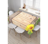 Прямоугольная скатерть JoyArty Искусство из дерева из сатена tc_23509_120x145