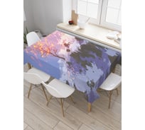 Прямоугольная скатерть JoyArty Сказочная гора из сатена tc_21786_120x145