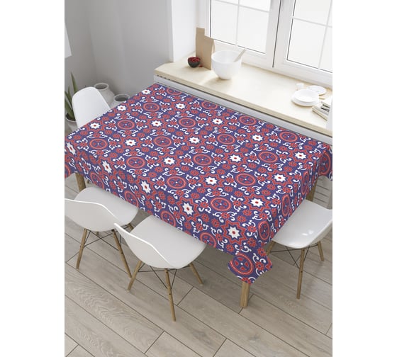 Прямоугольная скатерть JoyArty Калейдоскоп из сатена tc_31058_120x145 1