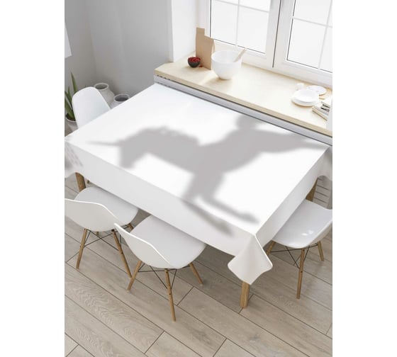 Прямоугольная скатерть JoyArty Душевая единорога из сатена tc_5162_120x145 1